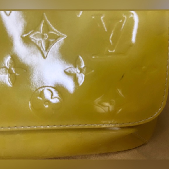 Louis Vuitton Vernis Yellow Thompson Stree - Picture 3 of 10
